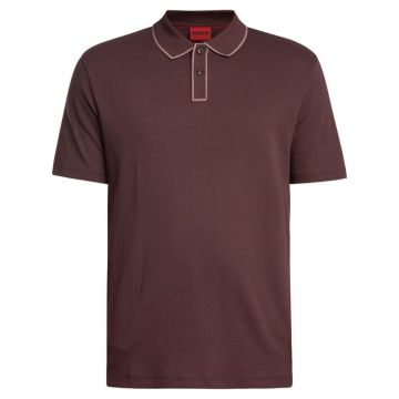 Hugo polo 50553045 10257070 bordowy L