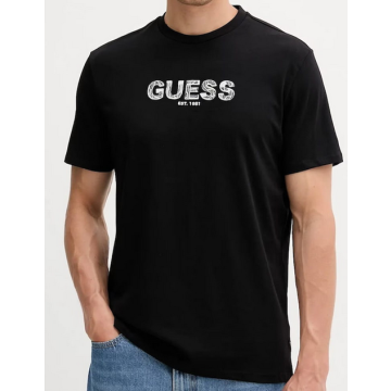 GU t-shirt M5YI41KBW41 JTMU czarny
