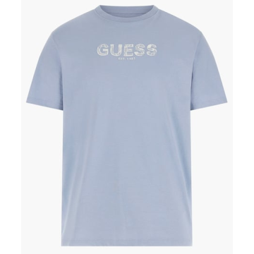 GU t-shirt M5YI41KBW41 F7MH błękitny