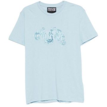 VJ t-shirt 80GAHE02 CJ00E 291 błękitny 