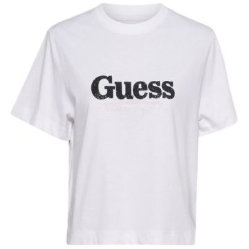 GU t-shirt W5YI07I3Z14 G011 biały