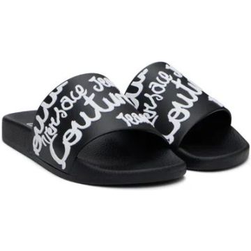 Versace Jeans klapki 80VA3SQ1 71350 899 czarny 35