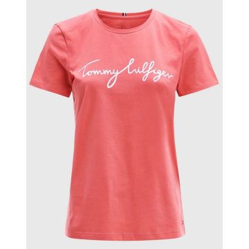 TH t-shirt Crew Neck Graphic XKL Pomarańczowy