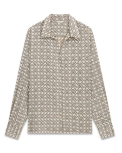 GU koszula W6YH23 W2946 PMQ0 kremowy