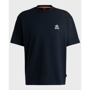 BS t-shirt 50540520 10271357 404 granatowy 