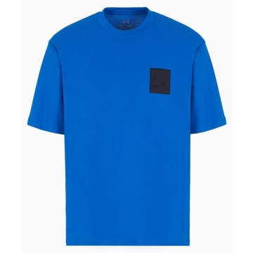 Armani Exchange t-shirt 6DZTJG ZJ8EZ 15DS kobaltowy XS Kolor kobaltowy Rozmiar1 XS