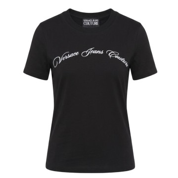 VJ t-shirt 80HAHD05 CJ01Z 899 czarny