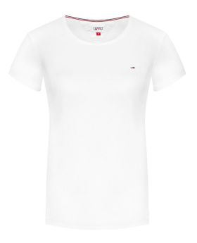 Tommy Jeans t-shirt TJW Slim Jersey C Neck biały XL Kolor biały Rozmiar1 XL