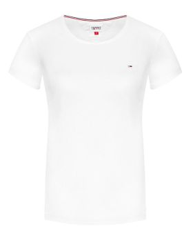 Tommy Jeans t-shirt TJW Slim Jersey C Neck biały L Kolor biały Rozmiar1 L