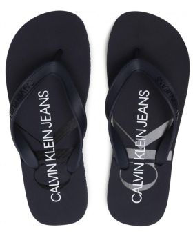 Calvin Klein klapki Beach Sandal Monogram Tpu 41 Kolor granatowy Rozmiar3 41