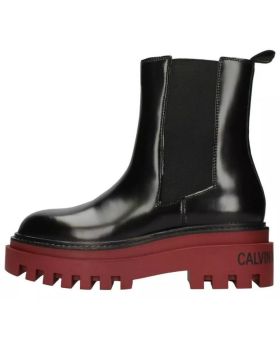Calvin Klein buty Flatform Mid Chelsea Boot czarny 37 Kolor czarny Rozmiar3 37