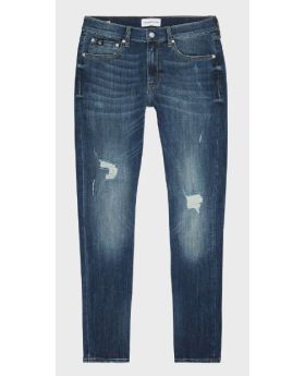 Calvin Klein Jeans spodnie J30J318965 1BJ niebieskie 33/32 Kolor niebieski Rozmiar1 33/32