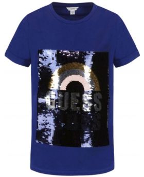 Guess t-shirt J1GI06 K6YW1 PSBL granatowy 152 Kolor granatowy Rozmiar1 152