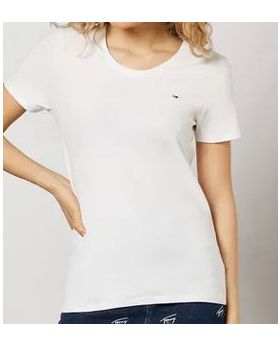 Tommy Jeans t-shirt DW0DW09102 YBR biały L Kolor biały Rozmiar1 L