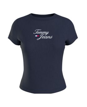 Tommy Jeans t-shirt DW0DW15441 C87 granatowy XL Kolor granatowy Rozmiar1 XL