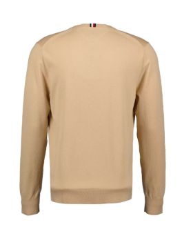 TH sweter MW0MW21316 RBL beżowy