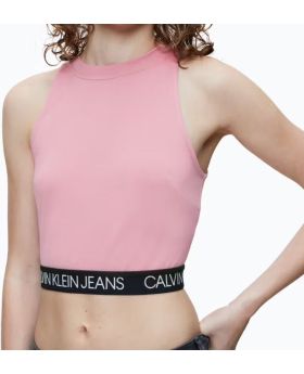 Calvin Klein Jeans top J20J213044 VAZ różowy L Kolor różowy Rozmiar1 L