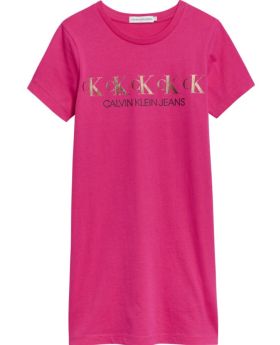 Calvin Klein Jeans sukienka  IG0IG00911 TP1 różowy 164 Kolor różowy Rozmiar1 164