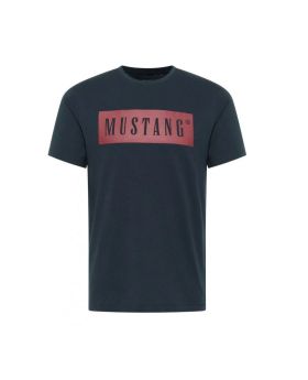 Mustang t-shirt 1014749 4135 granatowy XL Kolor granatowy Rozmiar1 XL