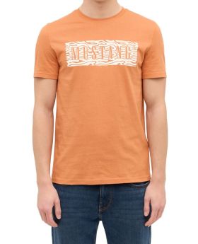 MU t-shirt 1015070 7088 pomarańczowy