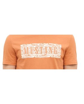 MU t-shirt 1015070 7088 pomarańczowy