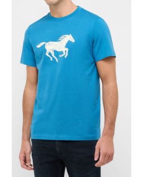MU t-shirt 1016483 5444 niebieski 