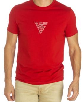 GU t-shirt M2YI30J1311 A50F czerwony