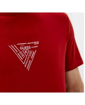 GU t-shirt M2YI30J1311 A50F czerwony