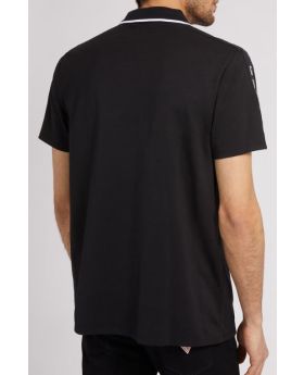 GU polo M2YP25KARS0 JBLK czarny