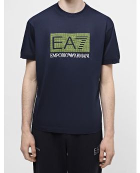 EA7 t-shirt 3DPT40 PJFBZ 1554 granatowy 