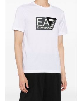 EA7 t-shirt 3DPT81 PJM9Z 1100 biały