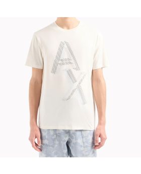 AX t-shirt 3DZTAC ZJA5Z 1116 biały L