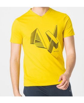 Armani Exchange t-shirt 3LZTBB ZJ6QZ 1683 żółty S Kolor żółty Rozmiar1 S