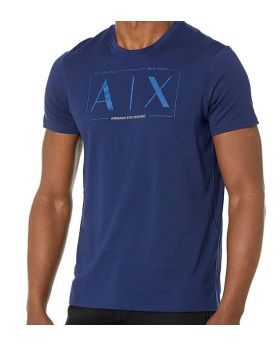 AX t-shirt 3LZTBT ZJA5Z 15BE granatowy 