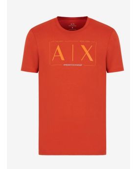 AX t-shirt 3LZTBT ZJA5Z 1498 pomarańcz 