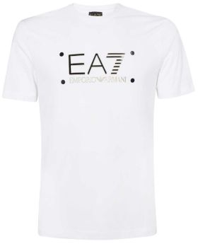 EA7 t-shirt 3RPT20 PJM9Z 1100 bia?y