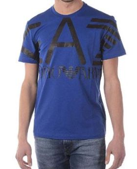 EA7 Emporio Armani t-shirt 3ZPT39 PJ30Z 1570 niebieski XL Kolor niebieski Rozmiar1 XL
