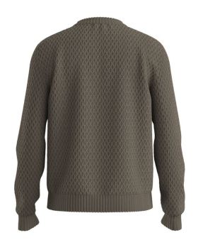 HU sweter 50446995 10273677 032 khaki 