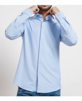 HU koszula 50481195 10240563 459 błękitny 