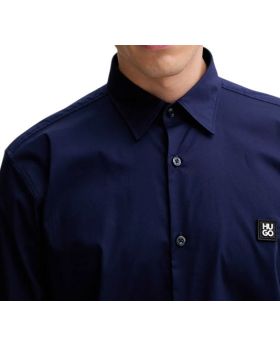 HU koszula 50505315 10243670 418 atramentowy