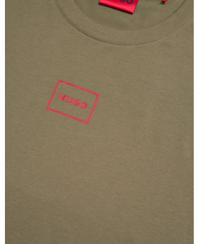 Hugo t-shirt 50525236 10261152 343 khaki XL Kolor khaki Rozmiar1 XL