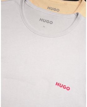 Hugo t-shirt 50532811 10268102 984 beżowy L Kolor beżowy Rozmiar1 L
