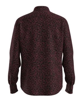 HU koszula 50545349 10272013 01 602 bordowy 