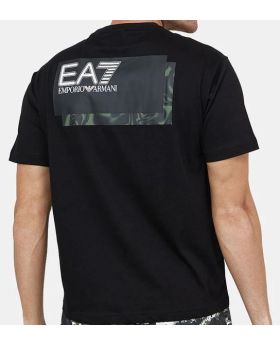 EA7 t-shirt 6DPT02 PJVPZ 1200 czarny
