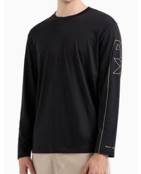 Armani Exchange t-shirt 6DZTH4 ZJA5Z 1200 czarny XL Kolor czarny Rozmiar1 XL