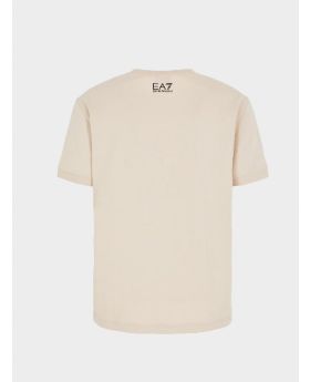 EA7 t-shirt 6RPT51 PJ7BZ 1716 kremowy