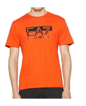 EA7 t-shirt 6RPT62 PJ03Z 1663 pomaraäczowy
