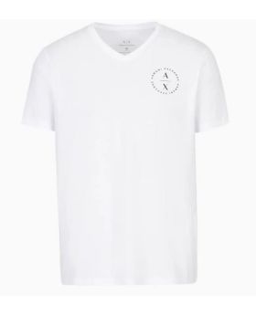 Armani Exchange t-shirt 6RZTBD ZJA5Z 1100 biały XL Kolor biały Rozmiar1 XL