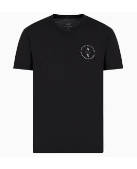 Armani Exchange t-shirt 6RZTBD ZJA5Z 1200 czarny XXL Kolor czarny Rozmiar1 XXL