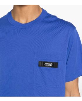 VJ t-shirt 76GAHE05 CJ00E 205 niebieski 